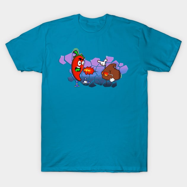 Chocolate Chili T-Shirt by Art by Nabes